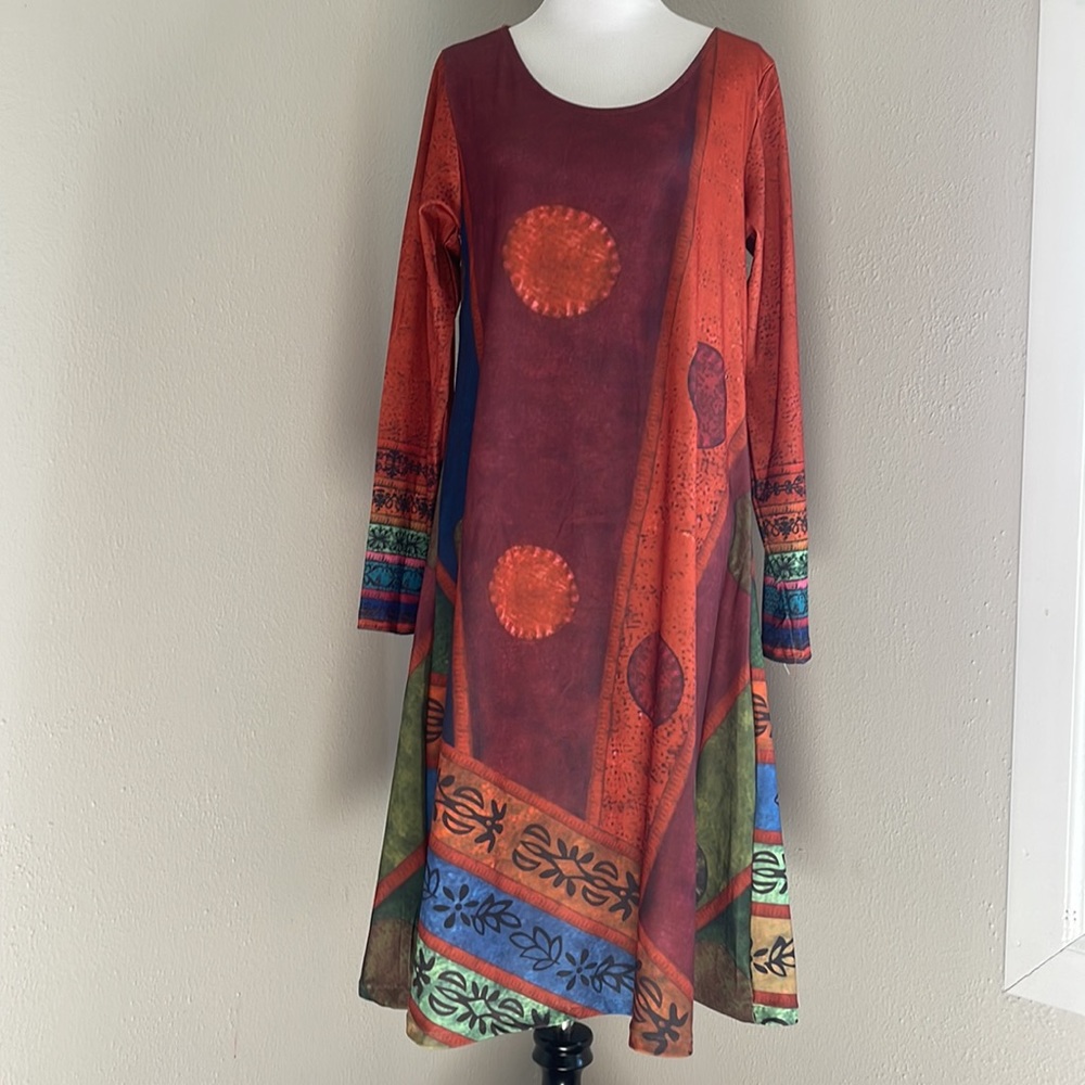 MISSLOOK Abstract Print Shift Dress